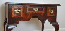 Load image into Gallery viewer, Councill Queen Anne Inlaid Banded Flame Mahogany Lowboy

